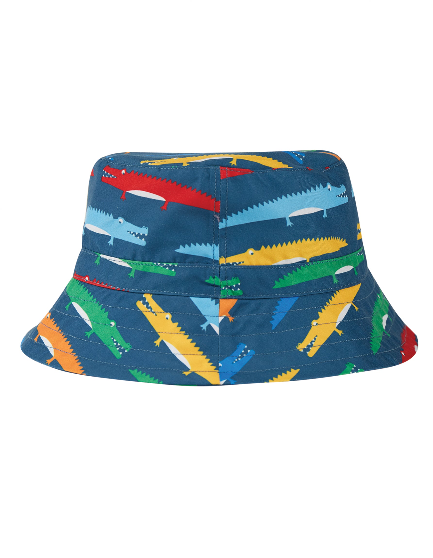 frugi rainbow crocs swim hat