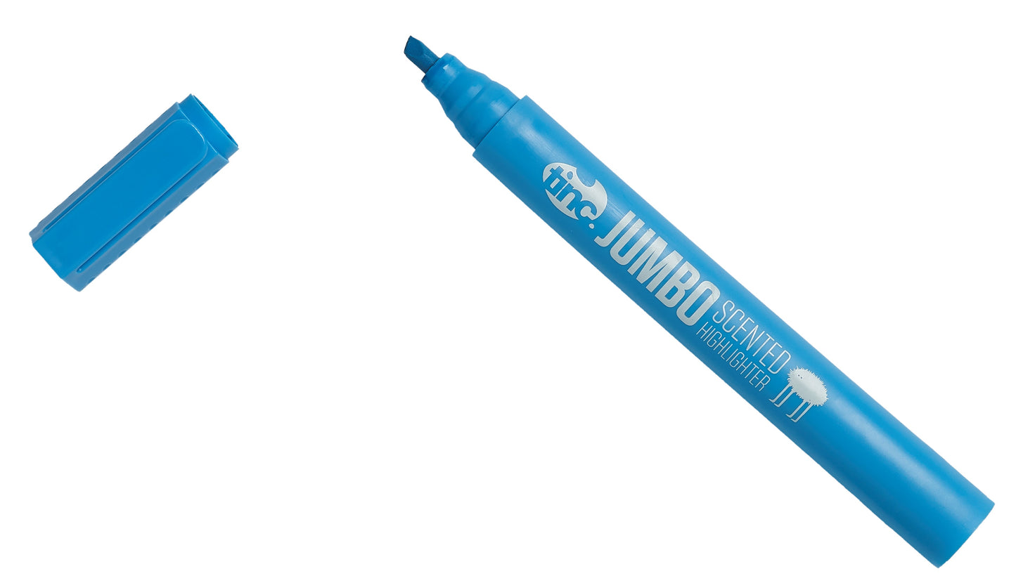 Tinc jumbo scented highlighter pen in blue