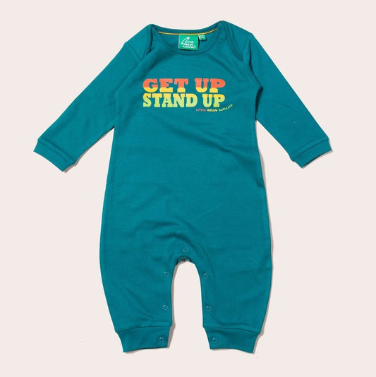 LITTLE GREEN RADICALS GET UP STAND UP BABYGROW