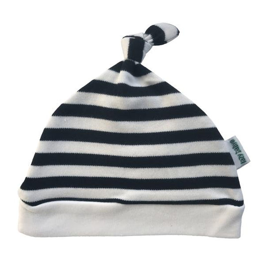 Lazy Baby black & white striped hat