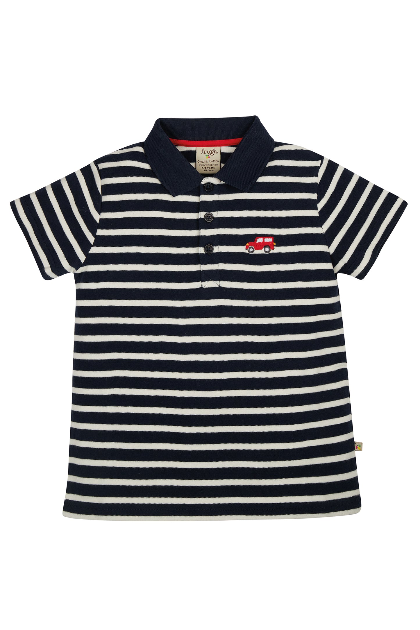 navy breton stripe polo shirt