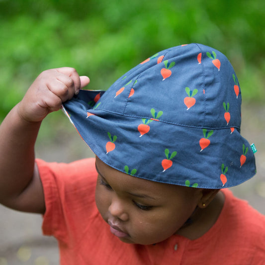 Little Green Radicals Radical Radish Reversible Sun Hat