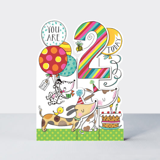 rachel ellen age 2 birthday card