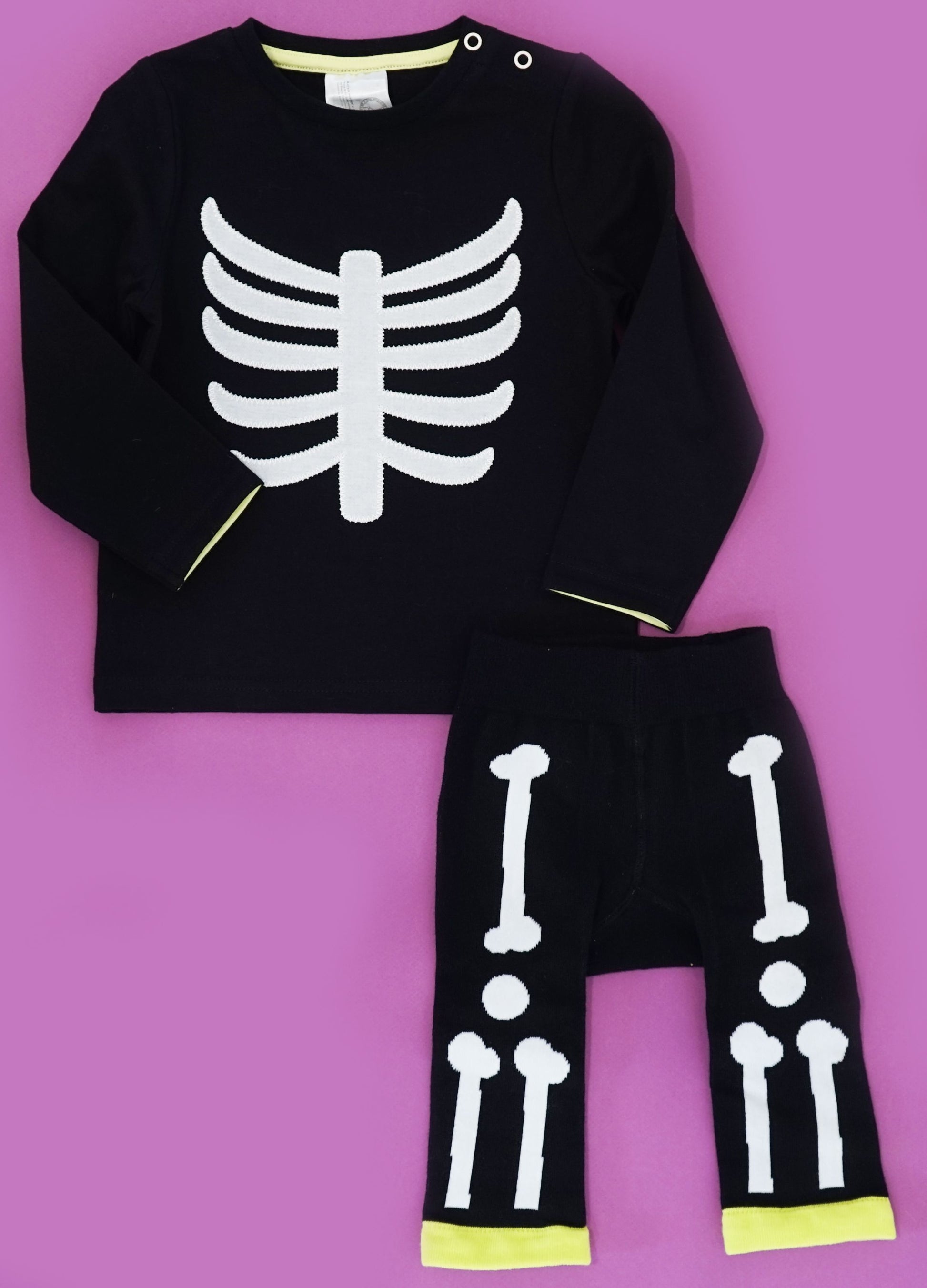 blade and rose skeleton leggings