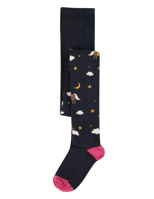 Frugi Tamsyn Indigo Horse Tights