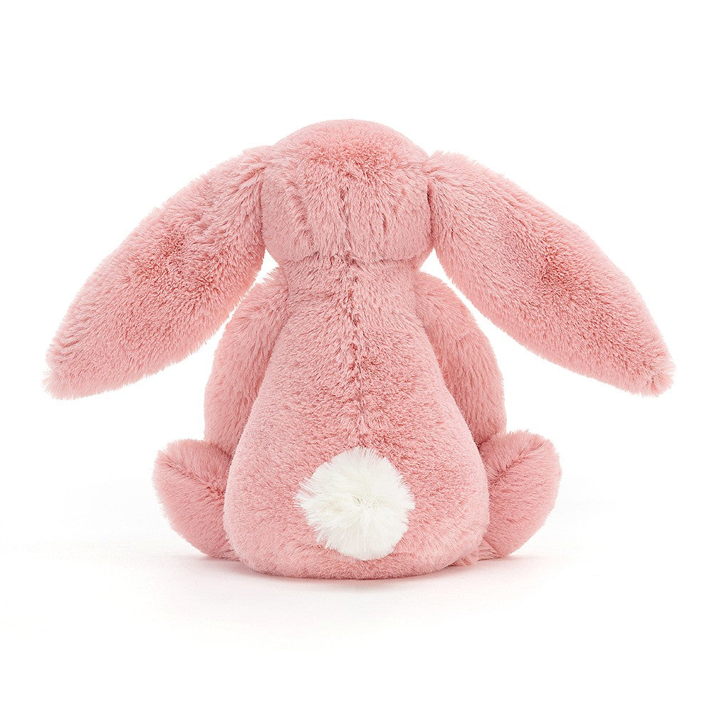 bashful bunny in petal pink with white tail