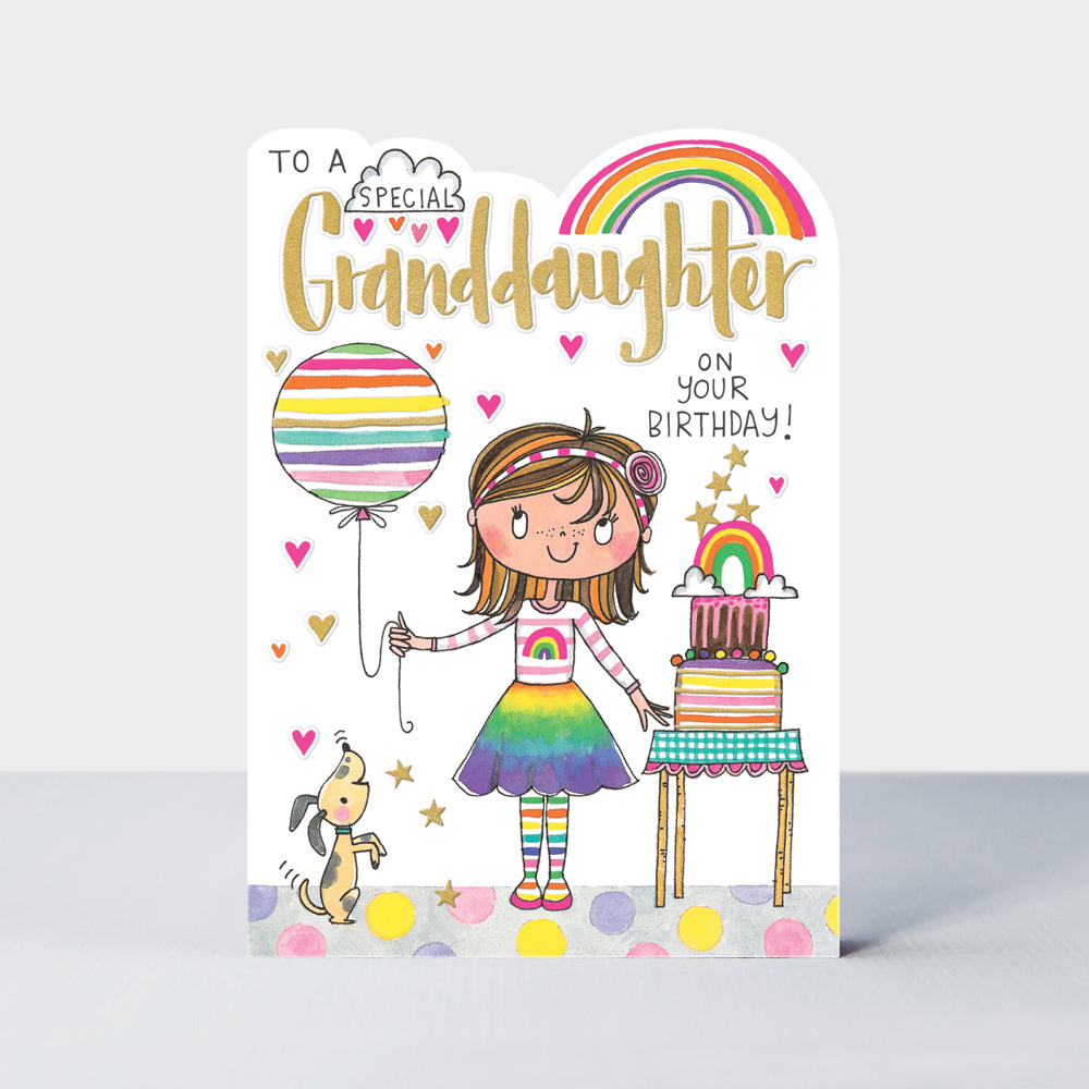 special granddaughter birthday card by rachel ellen designs