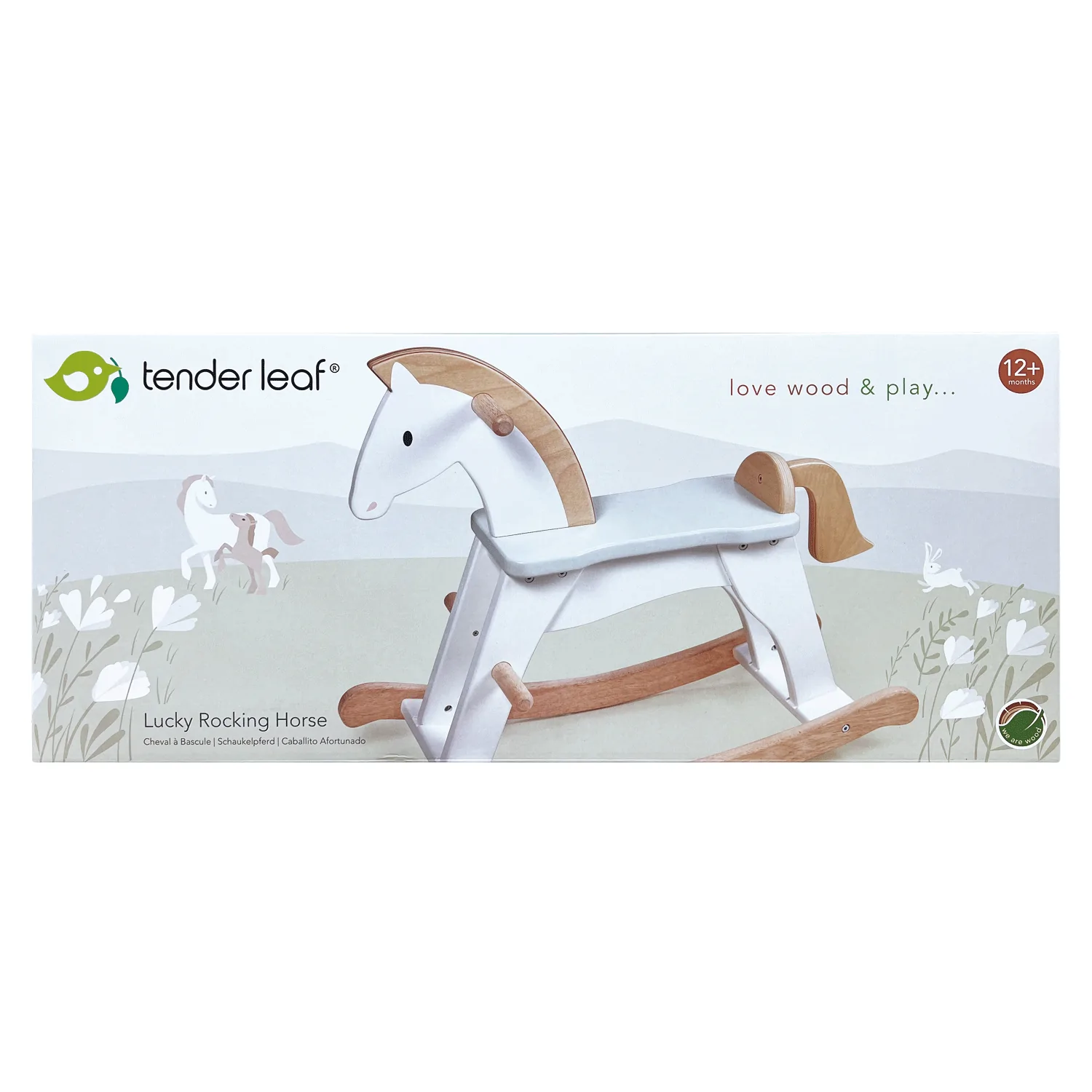 lucky rocking horse by tender leaf toys