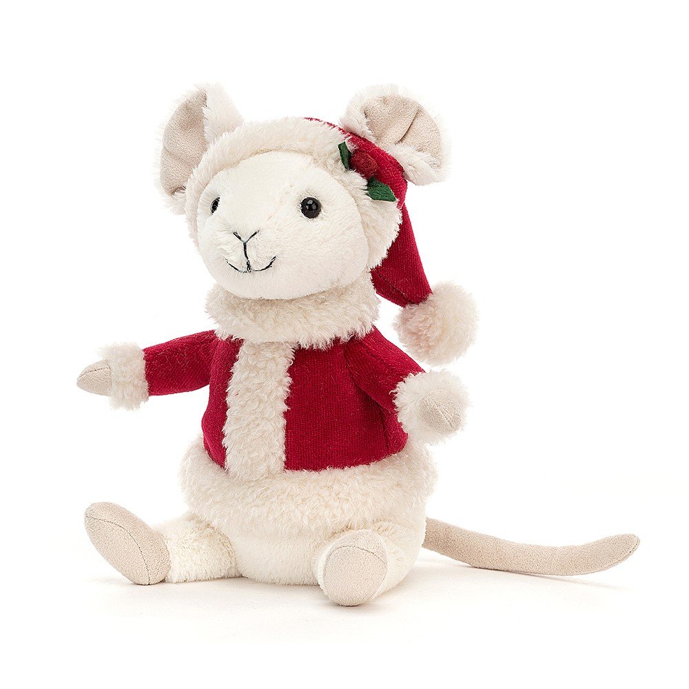 jellycat christmas merry mouse