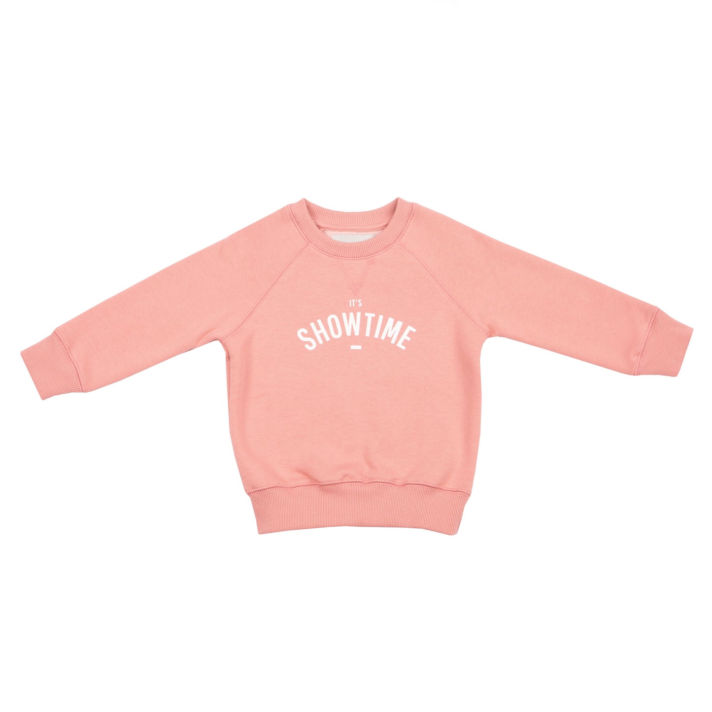 pink it's showtime sweatshirt