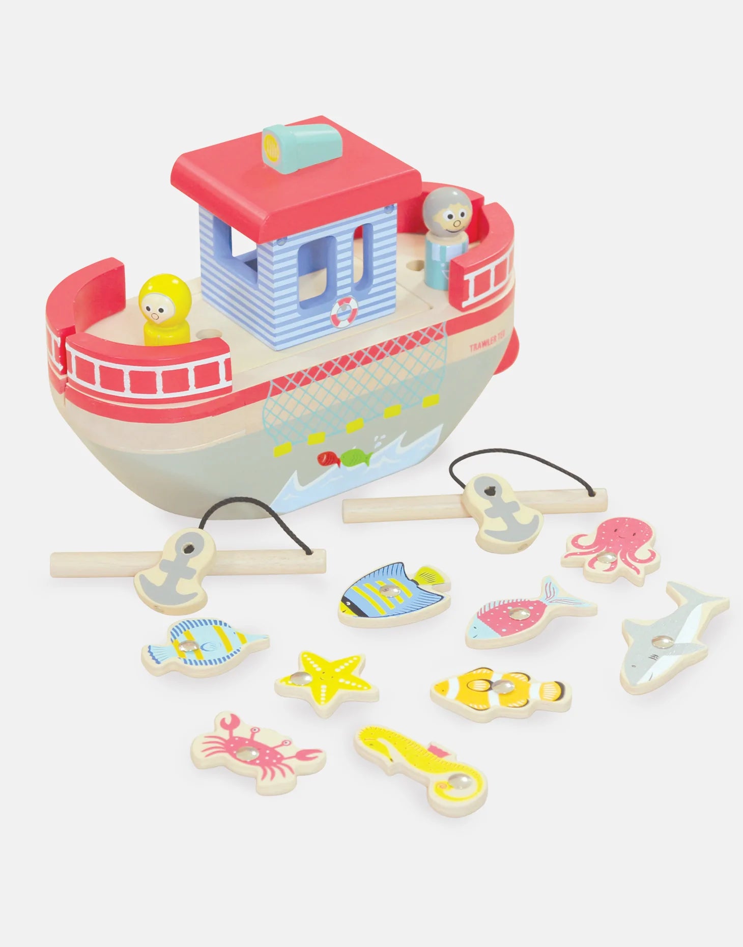 indigo jamm trawler ted and fishing game toy at whippersnappersonline